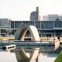 Hiroshima, Japan - Peace Memorial Park - Cenotaph for the A-bomb Victims